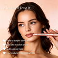 4-in-1 All-in-One Beauty Essential Pen, Multi-Task Makeup Tool with Brow Pen, Eyeliner, Lip Liner & Highlighter, Portable Twist Makeup Pencil for Travel