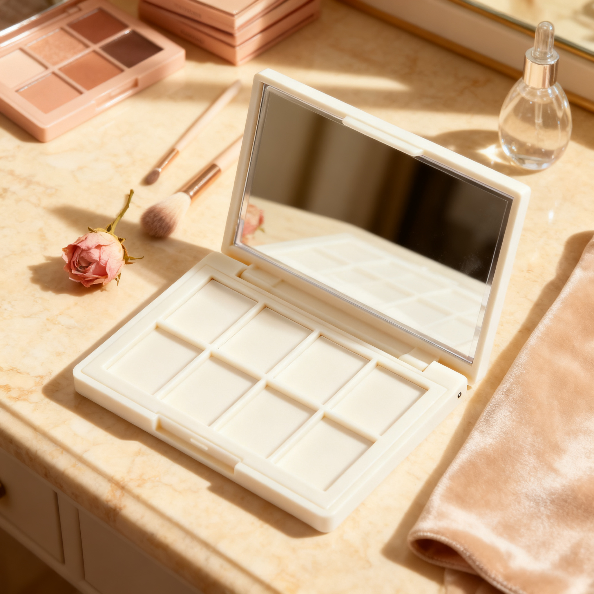 🎨 DIY Empty Makeup Palette A Creative Beauty Essential Designed For Custom Color Combinations, Personalized Makeup Collections, And A More Organized Way To Express Your Unique Beauty Style