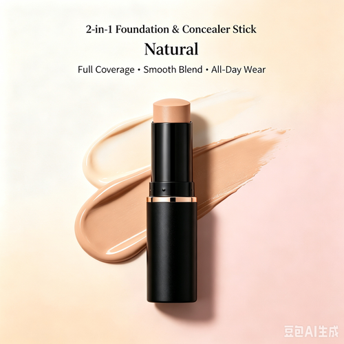 2-in-1 Foundation & Concealer Stick Full Coverage