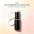 2-in-1 Foundation & Concealer Stick Full Coverage